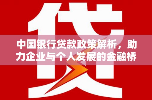于田中国银行贷款政策解析，助力企业与个人发展的金融桥梁