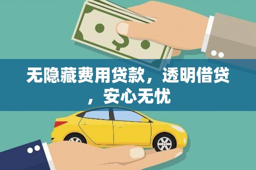 于田无隐藏费用贷款，透明借贷，安心无忧