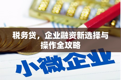 于田税务贷，企业融资新选择与操作全攻略