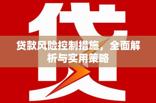 于田贷款风险控制措施，全面解析与实用策略