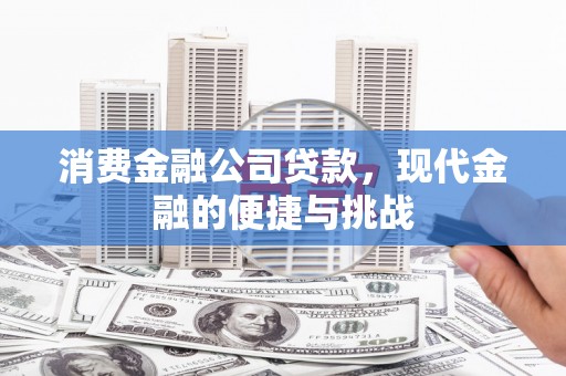 于田消费金融公司贷款，现代金融的便捷与挑战