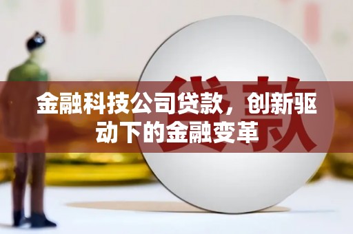 于田金融科技公司贷款，创新驱动下的金融变革