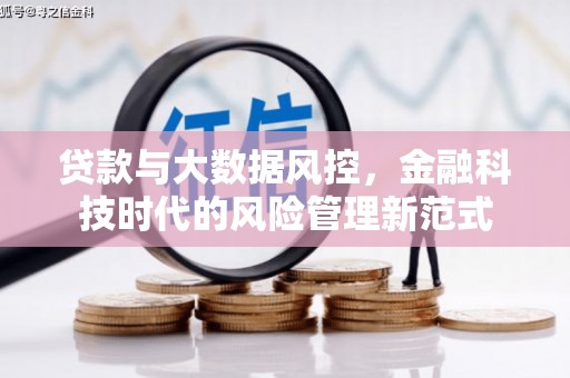 于田贷款与大数据风控，金融科技时代的风险管理新范式