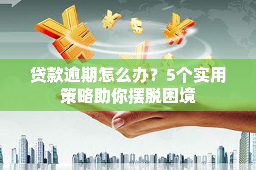 于田贷款逾期怎么办？5个实用策略助你摆脱困境