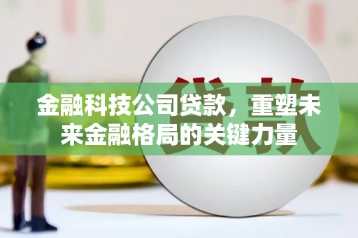 于田金融科技公司贷款，重塑未来金融格局的关键力量