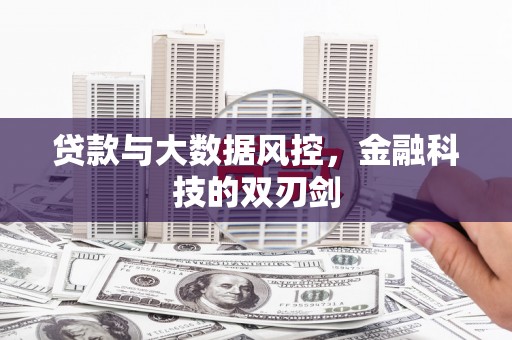 于田贷款与大数据风控，金融科技的双刃剑