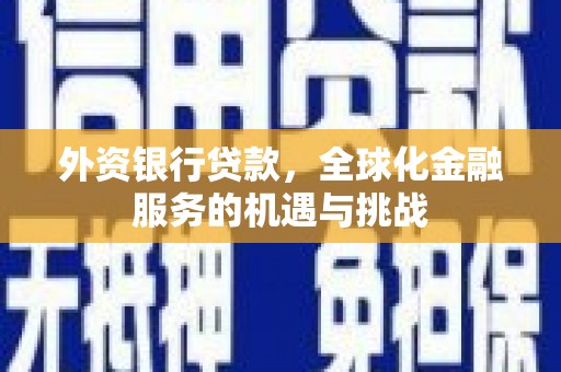 于田外资银行贷款，全球化金融服务的机遇与挑战