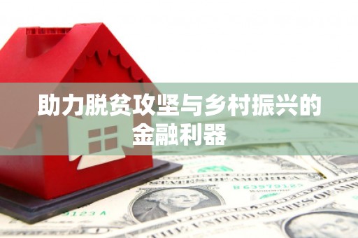 于田助力脱贫攻坚与乡村振兴的金融利器