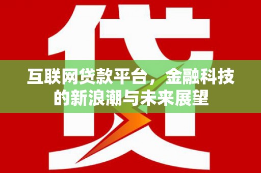 于田互联网贷款平台，金融科技的新浪潮与未来展望