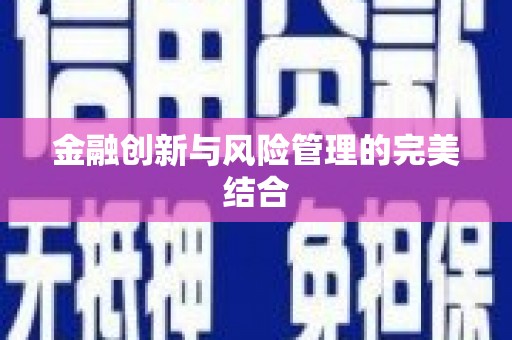 于田金融创新与风险管理的完美结合