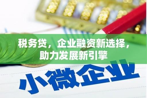 于田税务贷，企业融资新选择，助力发展新引擎