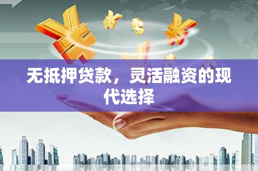 于田无抵押贷款，灵活融资的现代选择