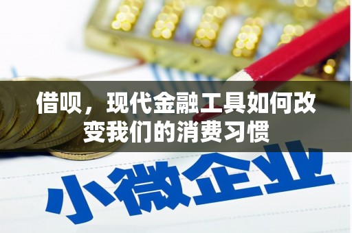 于田借呗，现代金融工具如何改变我们的消费习惯