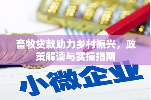于田畜牧贷款助力乡村振兴，政策解读与实操指南