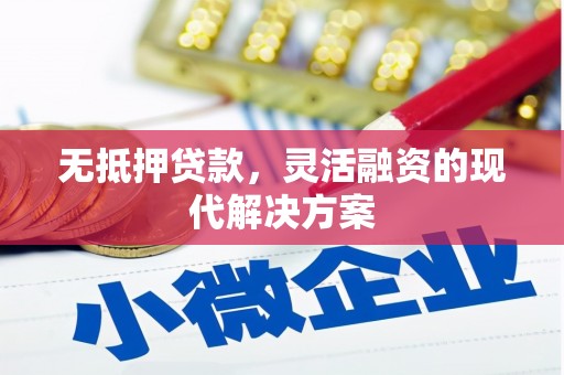 于田无抵押贷款，灵活融资的现代解决方案