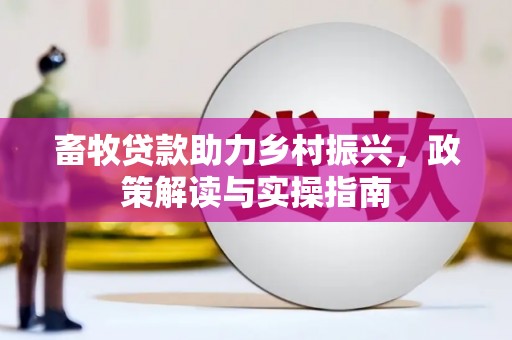 于田畜牧贷款助力乡村振兴，政策解读与实操指南