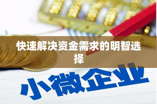 于田快速解决资金需求的明智选择