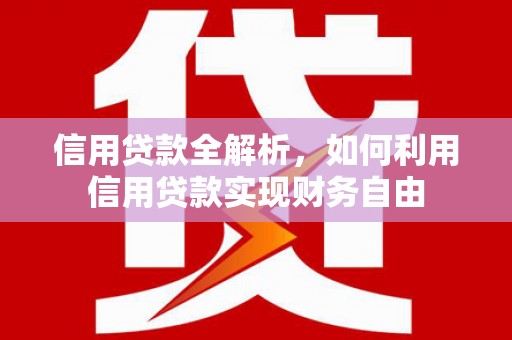 于田信用贷款全解析，如何利用信用贷款实现财务自由